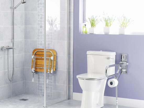 Mobility accessible toilet